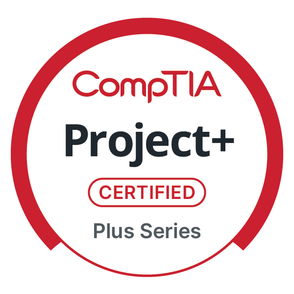 CompTIA Project+ certification badge