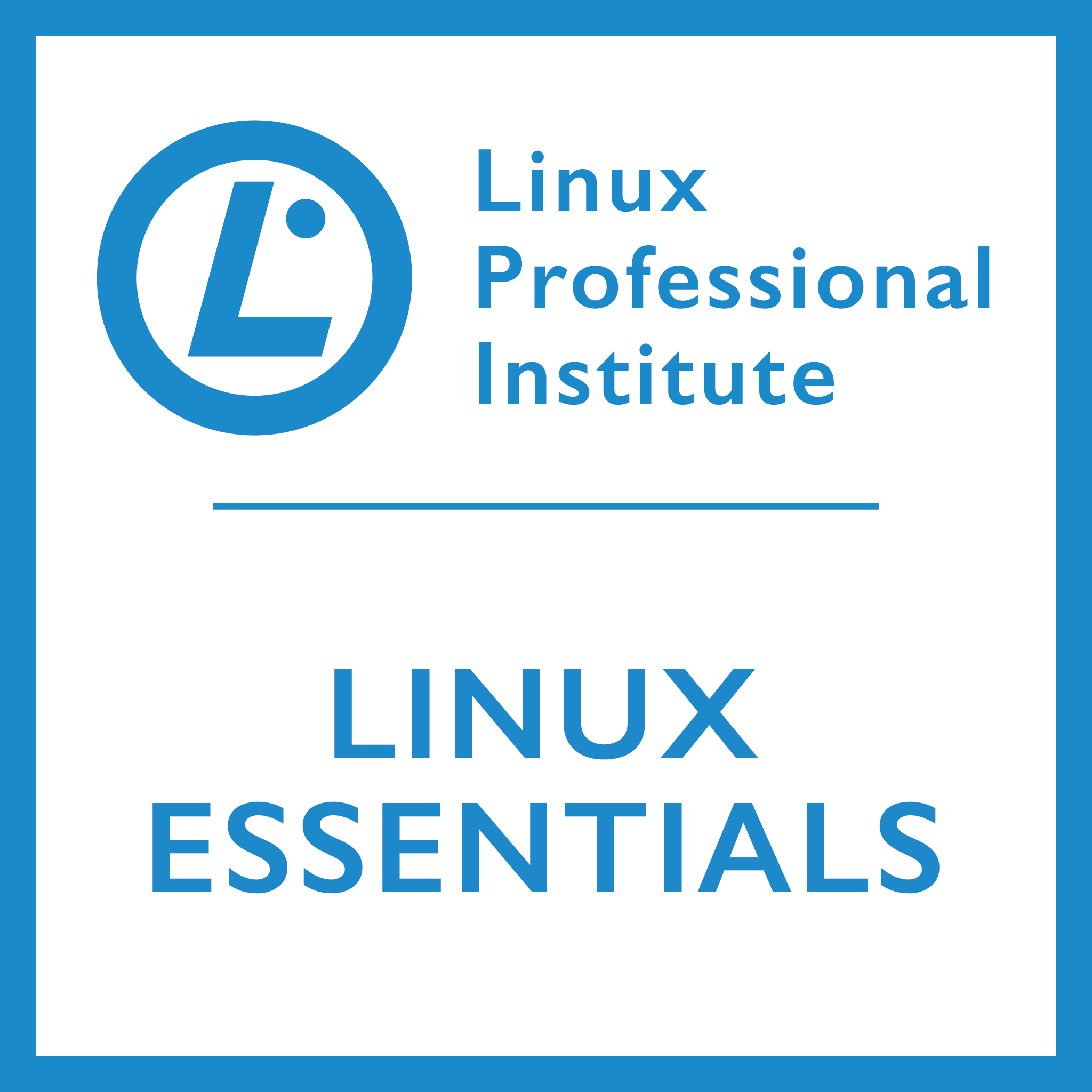 LPI Linux Essentials certificate badge